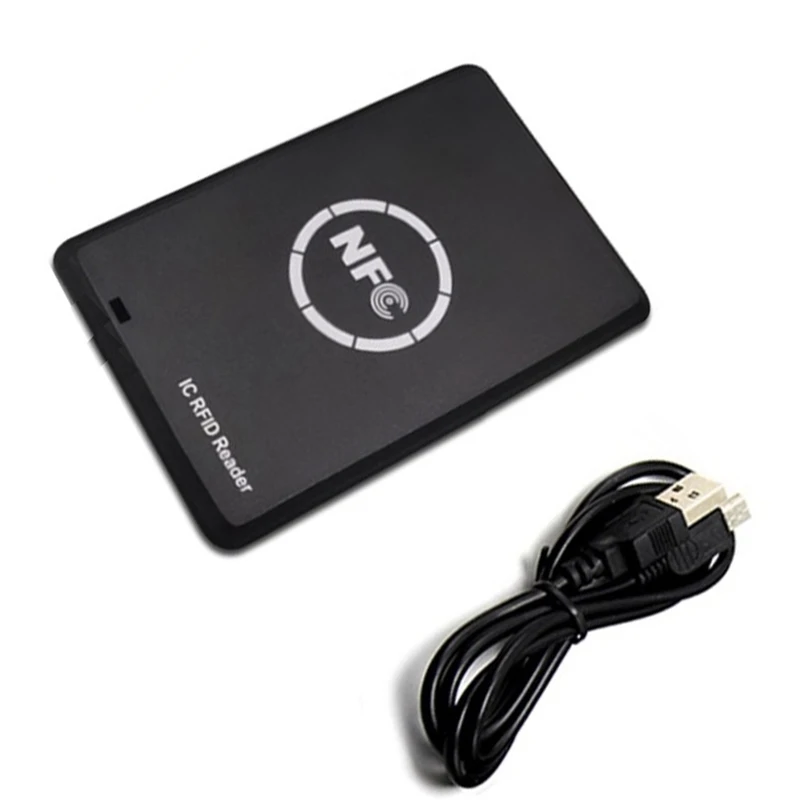 

IC RFID Card Reader RFID Copier Duplicator NFC Smart Card Reader Writer 13.56Mhz Encrypted Programmer