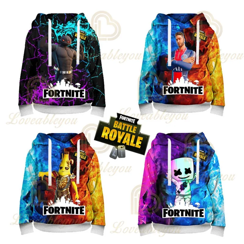 

Fortnite Shoot Hero Victory Children Kids Hoodie Battle Royale 3d Sweatshirt Boys Girls Tops Hoodies Teen Clothes