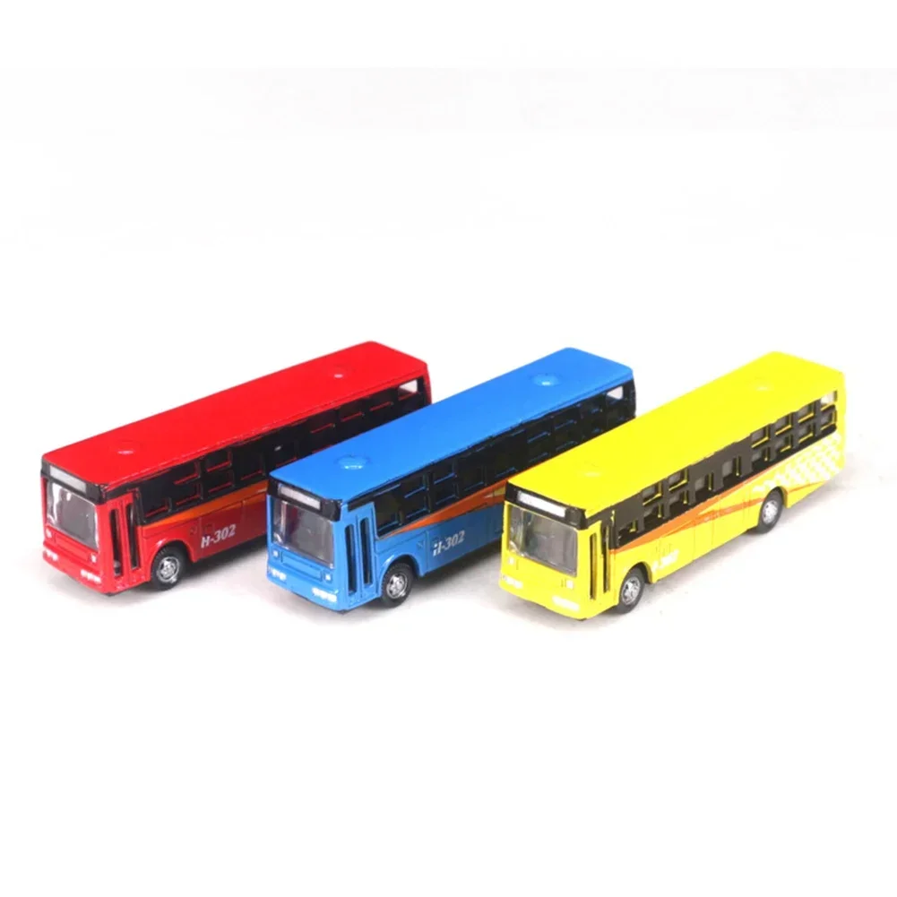 Diecast Mini Bus Train Landscape Layout N Scale Model samochodu do modelu kolei Lekki materiał ABS Różne kolory
