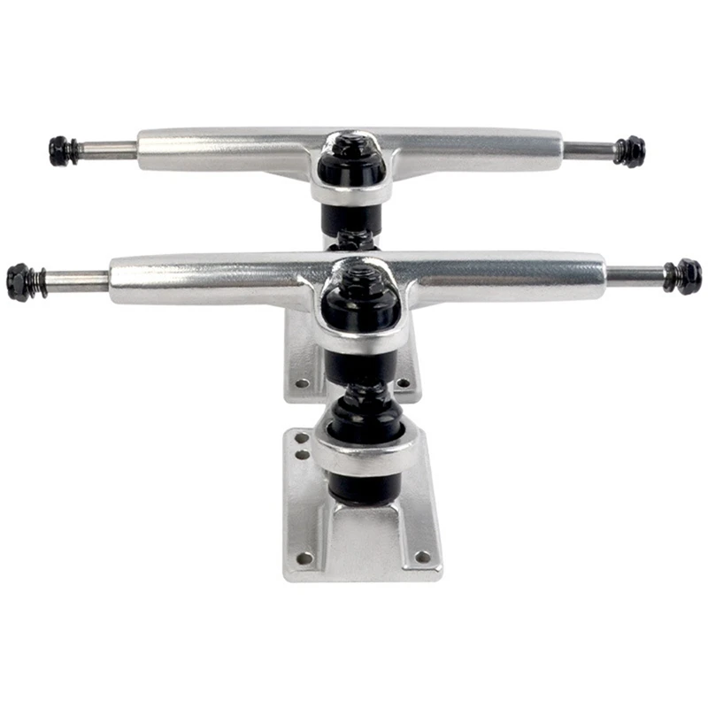 

1 Pair Double Floor Longboard Trucks 7 Inch Skateboard Bracket Trucks Gravity Casting Tech