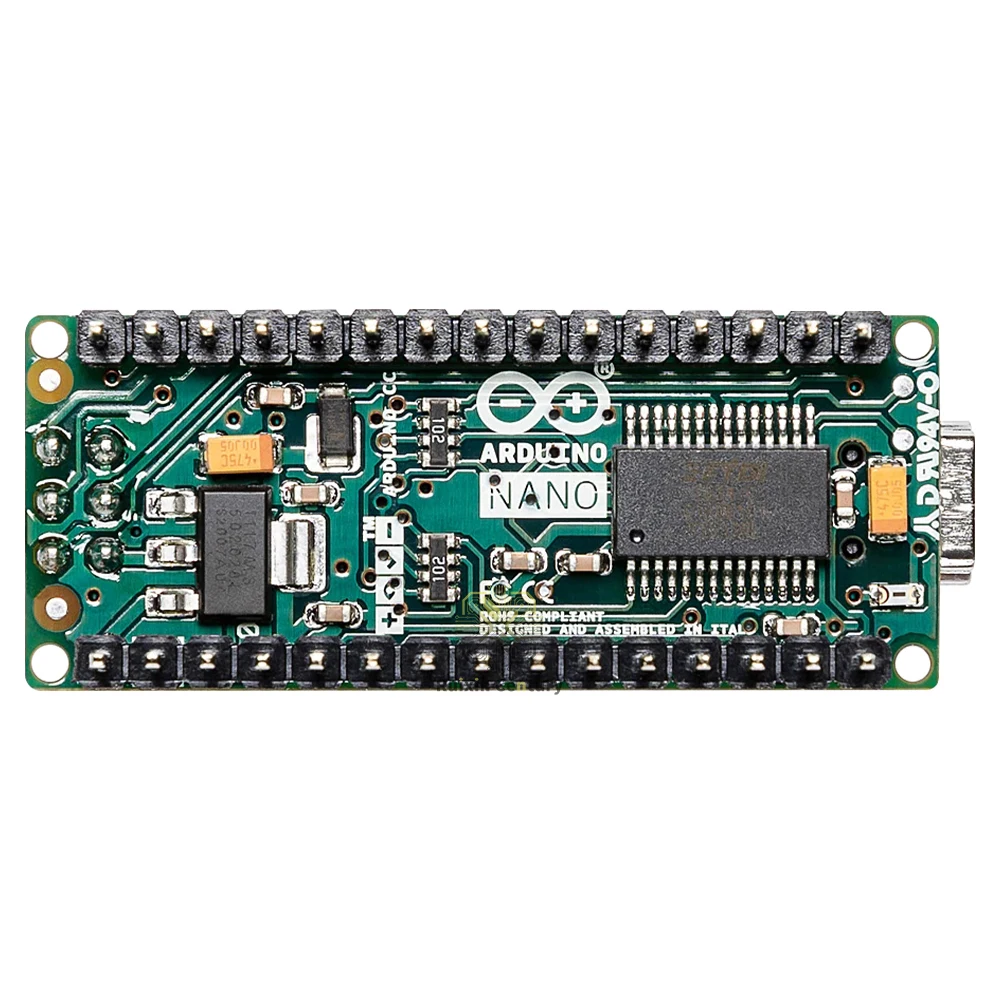 Фото Плата разработки микроконтроллера ATmega328 Mini (FOR A000005), 16 МГц, 32 КБ Flash, 2 КБ SRAM, 14 цифровых вводов/выводов, 6 ШИМ-каналов, Mini-USB, Оригинал №2