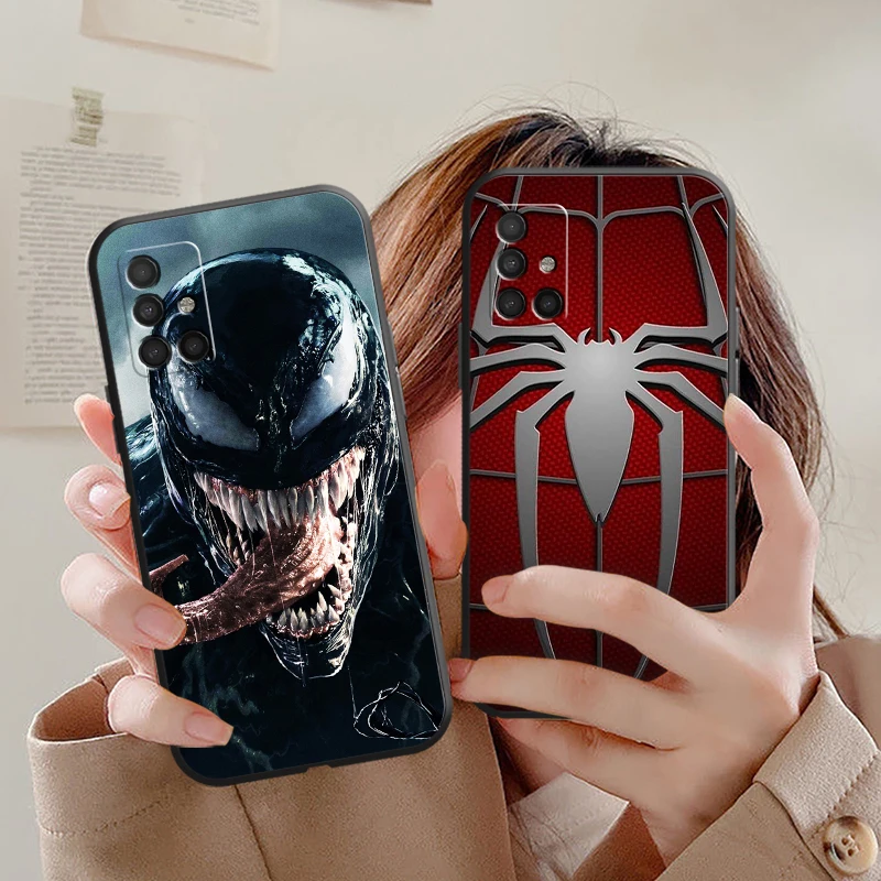 

Marvel Comics Venom Phone Cases For Samsung S20 S21 FE Plus Ultra Soft Original Smartphone TPU Unisex Protective Shell