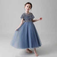 children dress 2022 new pengsha piano performance host piano walk lolita girl elegant princess style spring and summer