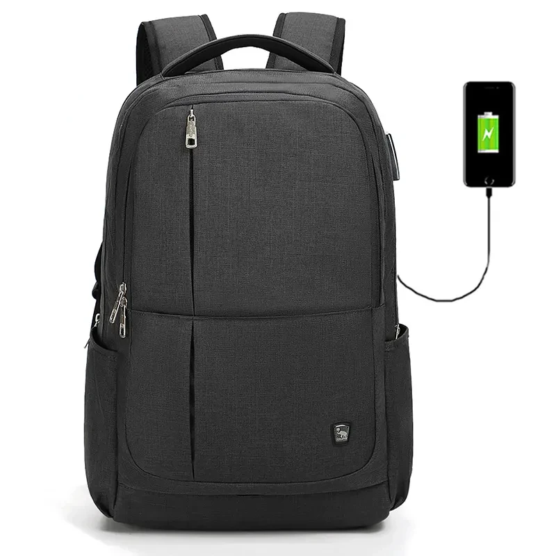 

17 Inch Laptop Backpack With USB Charging Men's Backpacks Large Capacity Business Daypack Bookbag For Women Teenage Travel