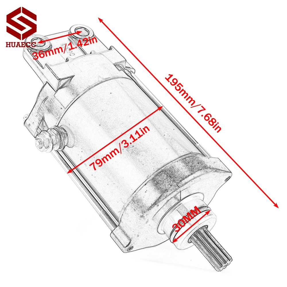 60E-81800-00 Электрический стартер для Yamaha FX1000 FX140 FX1100 FX160 Cruiser HO Wave Runner FX HO FAT110 FZ1000 JD35 (art.: 3920cb18fa54b) - 3920cb18fa54b