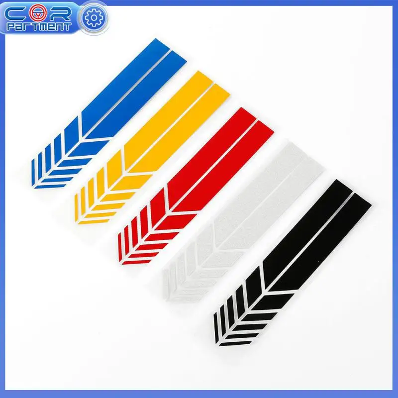 

Прочная цветная полосатая Автомобильная наклейка, универсальная Водонепроницаемая 3d Автомобильная стрелка, аксессуары для автомобиля, ст...