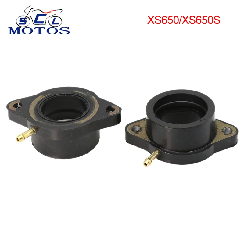 

Sclmotos- Rubber Carburetor Rubber Intake Manifold Pipe Interface Adapter Boots For YAMAHA XS650 1975-1981 XS650S 1978-1983 Race