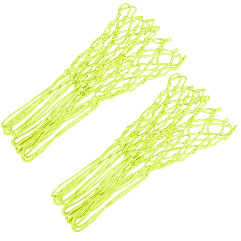 

2PCS Nightlight Basketball Net Luminous Basketball Net Replacement Basketball Net Indoor And Outdoor Basketball Net
