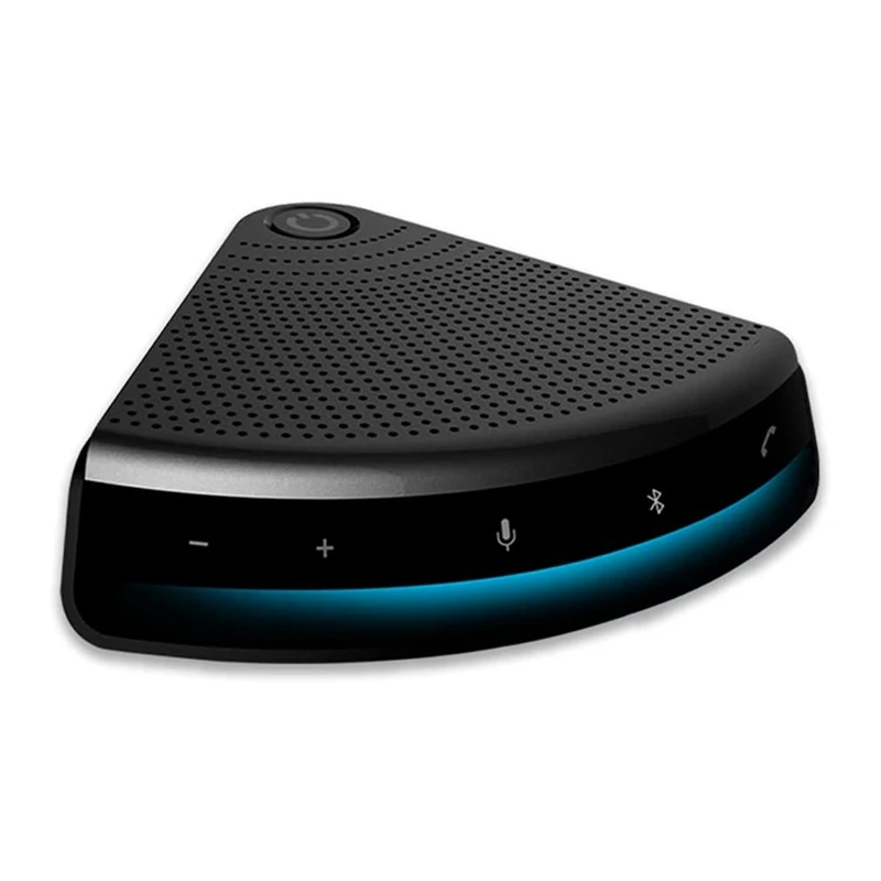 

FULL-PC микрофон для конференц-связи с кнопкой отключения звука светодиодный ным индикатором, всенаправленный конденсаторный микрофон 360 ° дл...