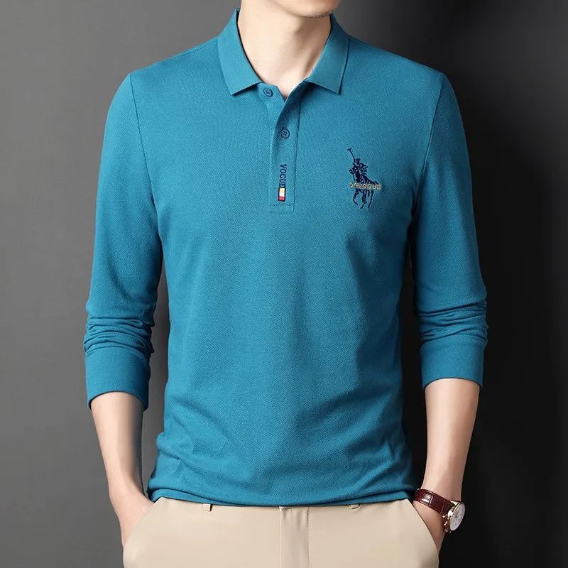 Рисунок 2 - Мужская хлопковая деловая модная футболка с вышивкой