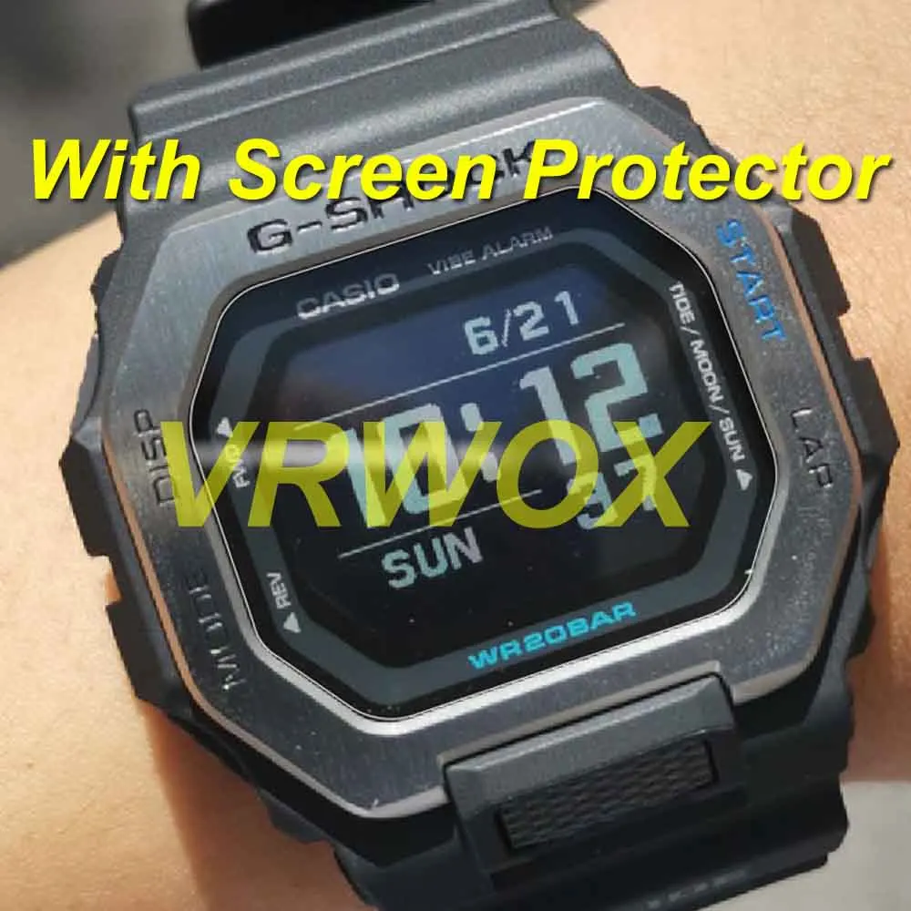 3 шт. 9H 2.5D Закаленное стекло для GSHOCK GBD-200/GBD-200SM/SN/GBD-200RD Защита экрана часов |