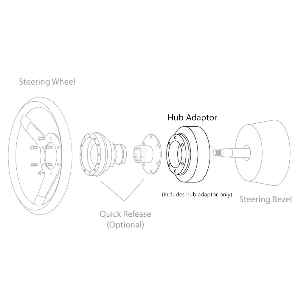 Aluminiowy krótki adapter piasty kierownicy Zestaw szybkiego zwalniania dla Mazda Miata RX-7 RX-8 MX-6 Hyundai Accent Kia Rio Optima