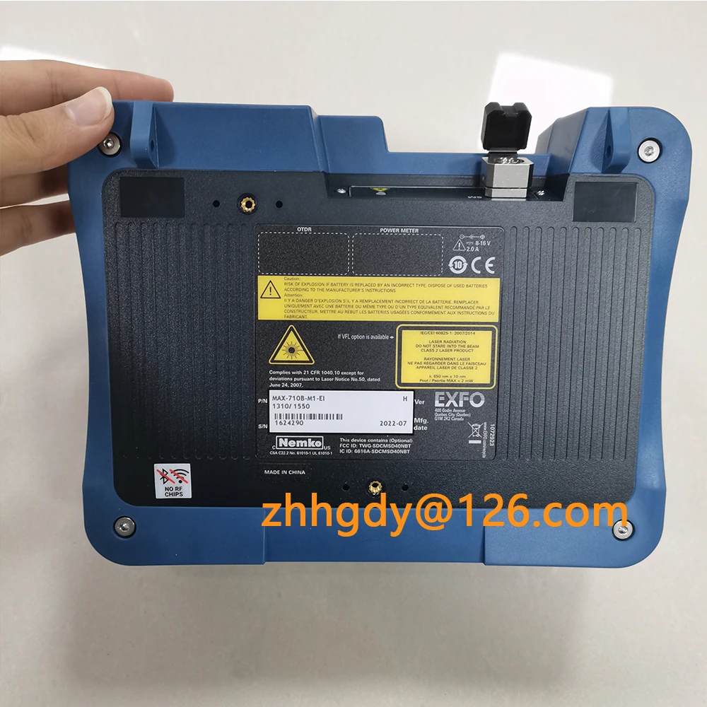 EXFO Max-710b-M1 OTDR 1310/1550nm Wavelength 30/28dB Multi-Languages MaxTester
