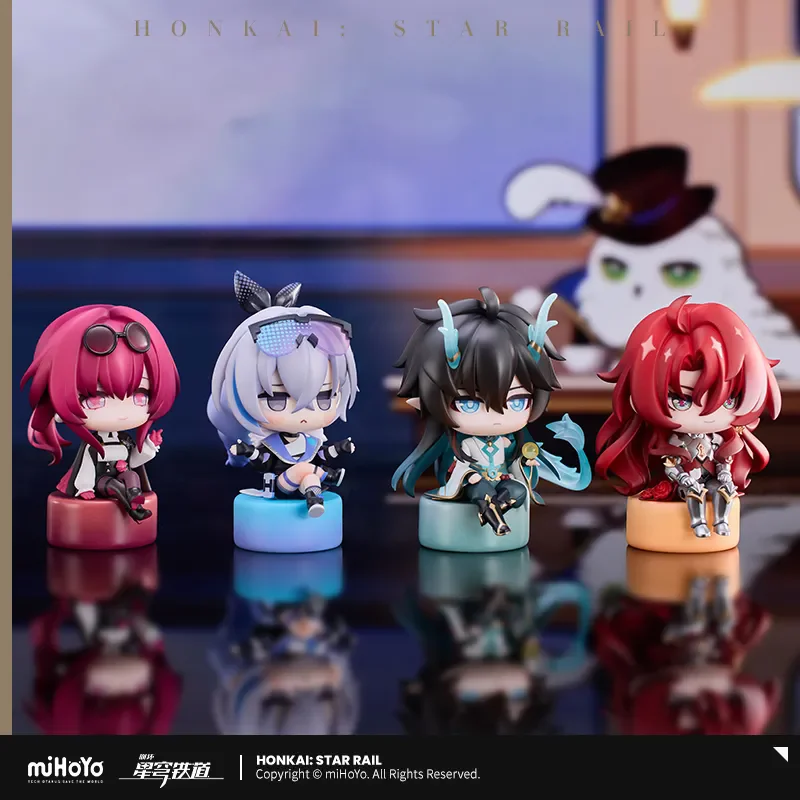 Фото Официальная игра miHoYo Honkai Star Rail Jimi Parlor Serie Q-версия кукла KafKa Argenti DanHeng аниме орнамент косплей рождественские подарки №1