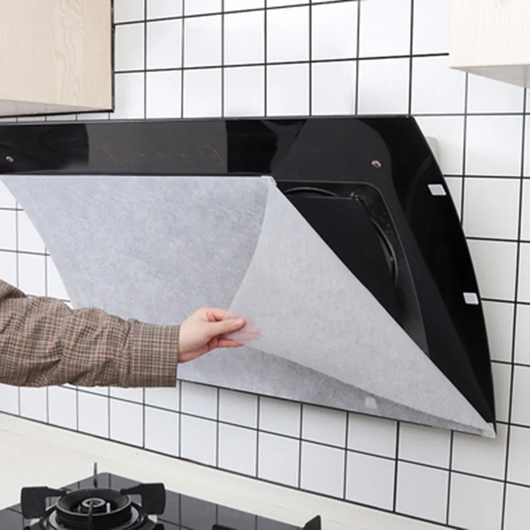 

Kitchen Hood Oil Filter Disposable Oil Paper Sticker Anti Oil Cotton Filter Oil-Absorbing Paper Cooker Hood Extractor Fan Filter