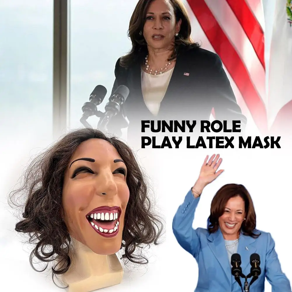Маска Камала Деви Харрис 2024 маска для ролевых игр костюм на Хэллоуин подарки