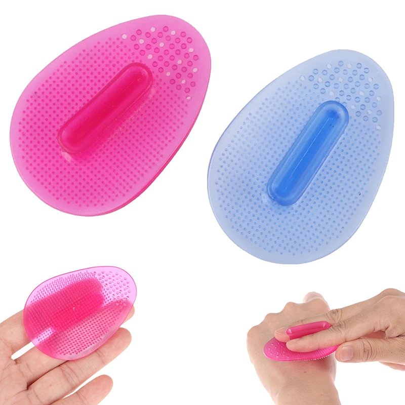 

Silicone Facial Cleansing Brush Washing Pad Facial Exfoliating Blackhead Face Cleansing Brush Tool Soft Deep Cleaning Brushes