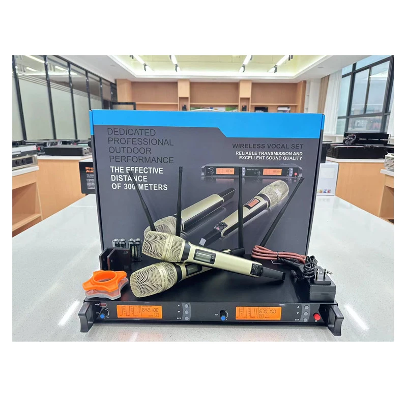 Усовершенствованная 2 портативная беспроводная микрофонная система SKM9000 EW100 G5 200