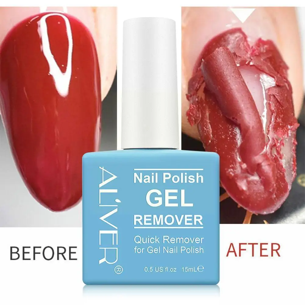 

15ml Magic Remover Nail Gel Polish Remover UV Gel Polish Magic Gel Delete Varnish Remover Polish Permanent Semi Burst Nail O5H5