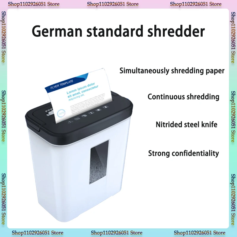 

Шредер Deli для офиса и домашнего использования-простой Электрический высокомощный шредер, коммерческий финансовый мини-Шредер для частиц.