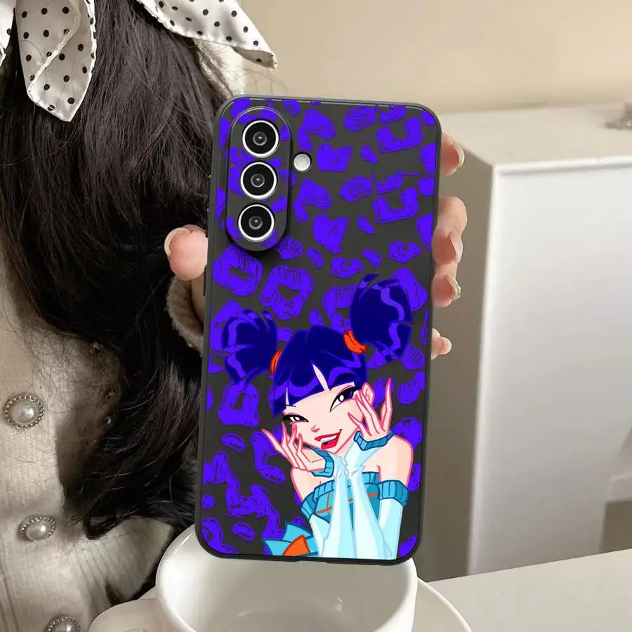 Фото Новый чехол для телефона Girl W-Winx Clubs для Samsung Galaxy A57 A23 A06 A55 A37 A73 A51 A15 A05 A25 A16 A12 A52 A36 A50 A53 A17 №4