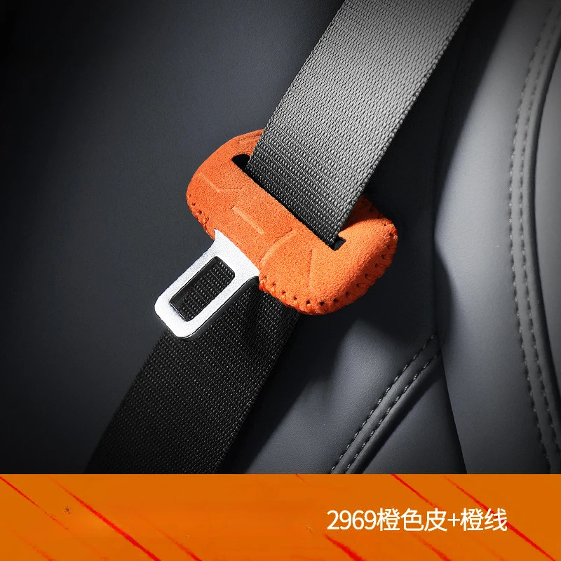 

Автомобильный ремень безопасности с пряжкой, защитный чехол для Zeekr 001/009/X/007, замшевый ремень безопасности, декоративные аксессуары против трещин