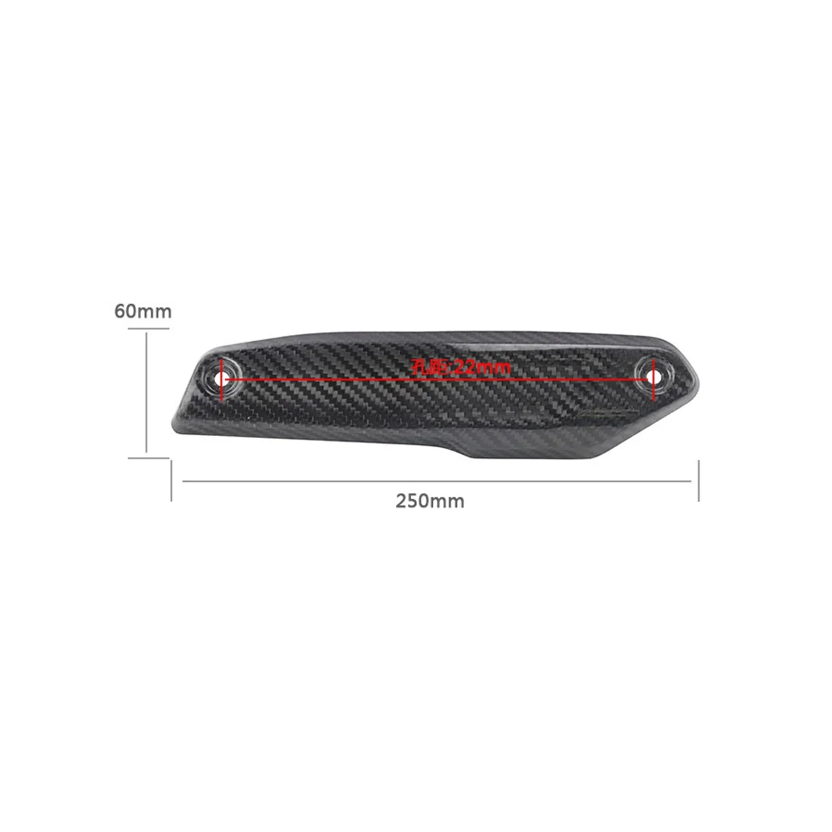 

Motorcycle Exhaust Modified Muffler Escape Carbon Fiber Anti ScaldingBoard for BMW F900 F900R F900XR