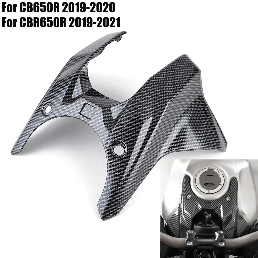 

For Honda CB650R CBR650R 2019 2020 2021 CB CBR 650R Carbon Fiber Motorcycle Front Tank Airbox Cover Fairing