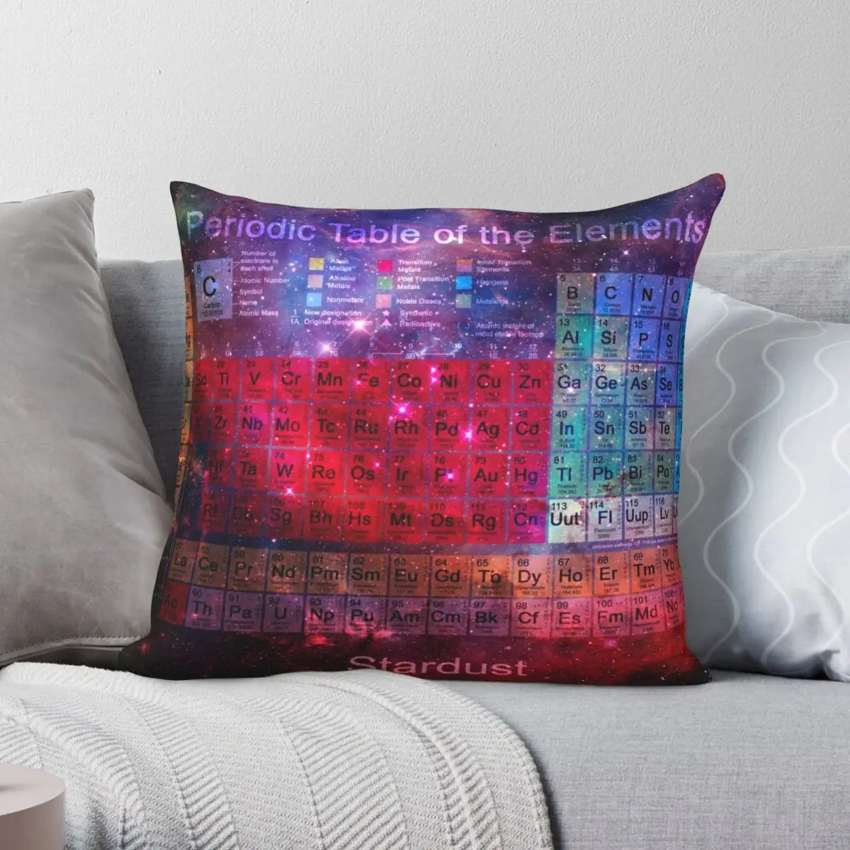 

Квадратный чехол Stardust на подушку, полиэстеровый льняной бархатный чехол с узором на молнии, декоративная Автомобильная подушка