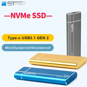 Внешний жесткий диск STmagic SPT PLUS USB3.1 Gen 2 Pcie-nvme, 128 ГБ, 256 ГБ, 512 ГБ, ТБ, металлическое портативное SSD-устройство типа C mini