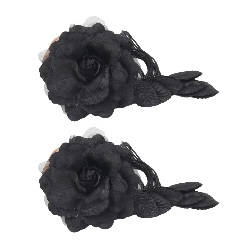 

2 Pieces Women Casual Style Dress Waist Rope Girls Flower Belt Simple Design Solid Color Self Tie Decoration Gift