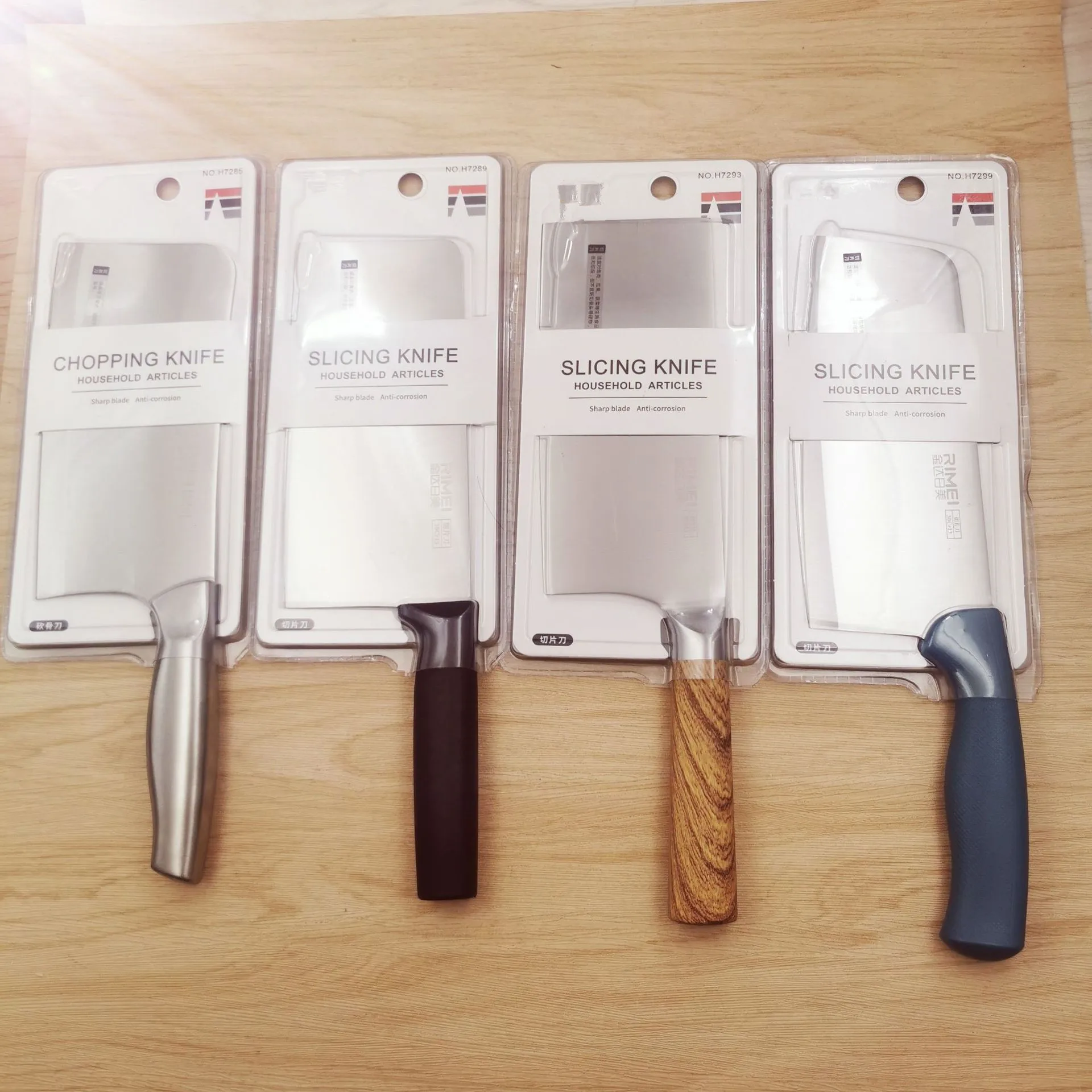 

Оптовая продажа, Кухонная техника NLM, кухонная утварь H7299, присоска, загруженные кухонные ножи из нержавеющей стали, нож для нарезки