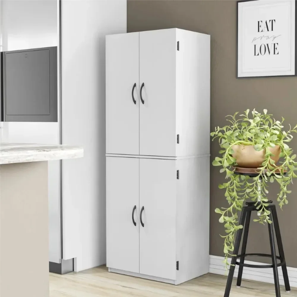 

Mainstays 4-Door 5' Storage Cabinet, Dove Gray