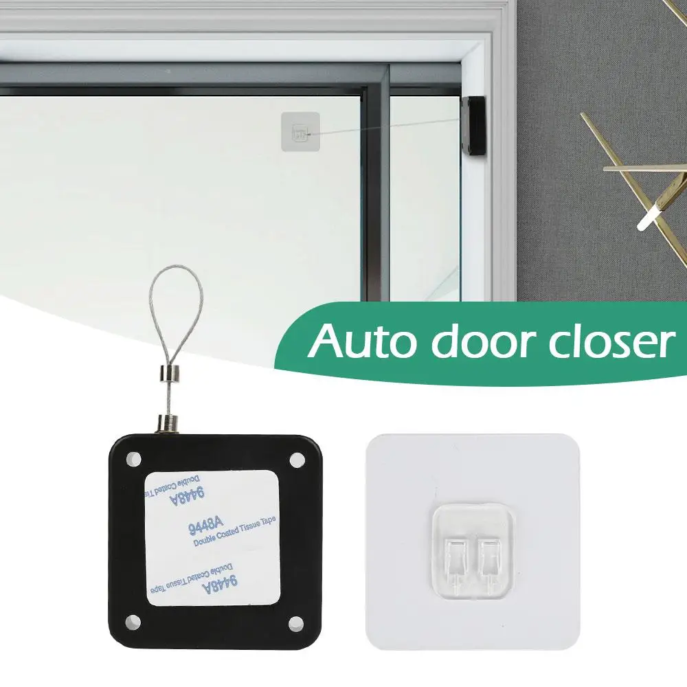 

Punch-free Automatic Sensor Door Closer Automatically Close 800g Pull Automatic Door Closer Suitable For Wider Doors