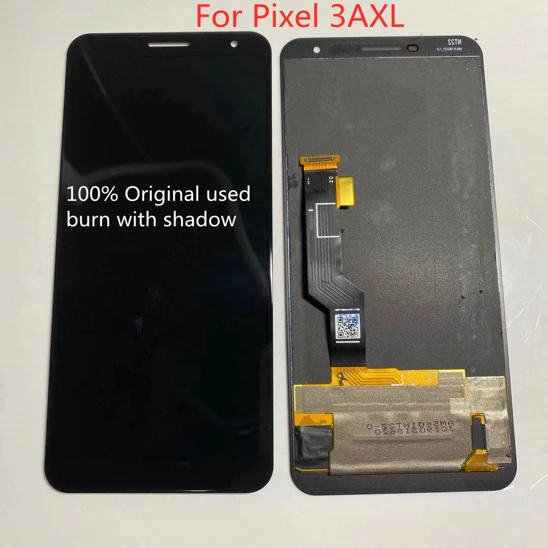 

Used Burn Shadow For Google Pixel 3AXL LCD 3A XL Display Screen Touch Digitizer Assembly 3axl Lcd