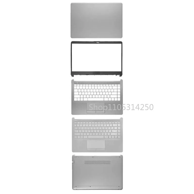 Фото Новая задняя крышка ЖК-дисплея для HP 14-CF 14-DK 14-DF 14-DP 14S-CF 14S-CR 240 245 G8 340 G5 TPN-I130, передняя рамка, подставка для рук, нижний корпус. №1