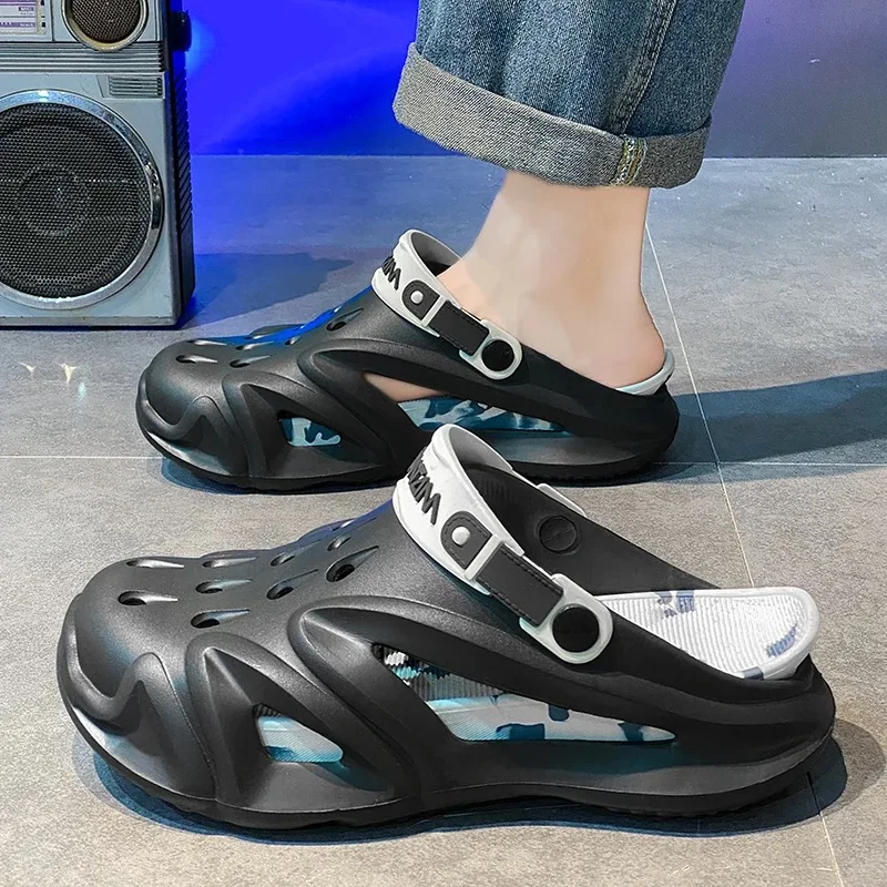 Сандалии мужские летние Нескользящие на толстой подошве Уличная обувь