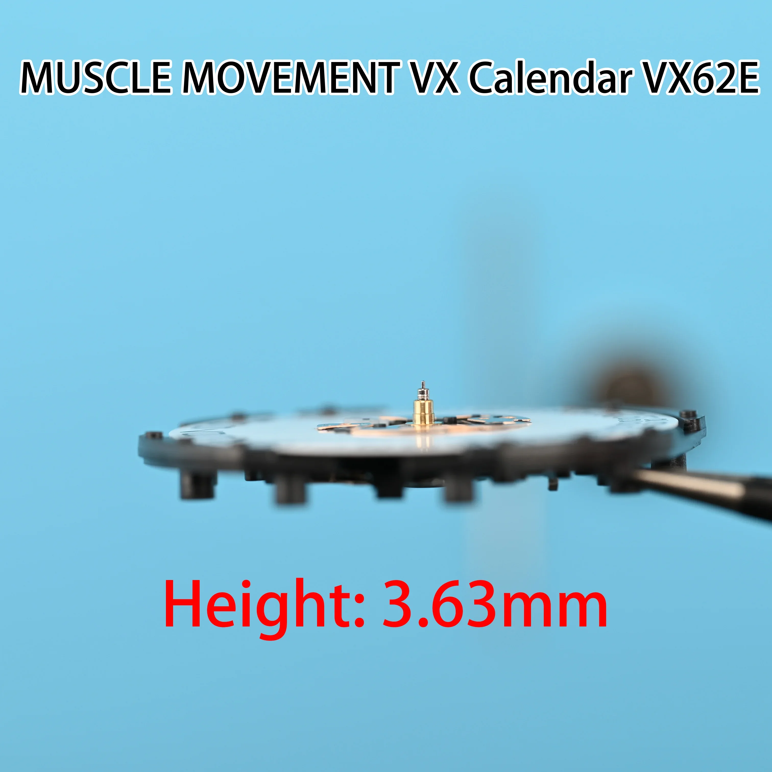 Движение VX62 движение VX календарная серия фотография часового механизма размер: 13