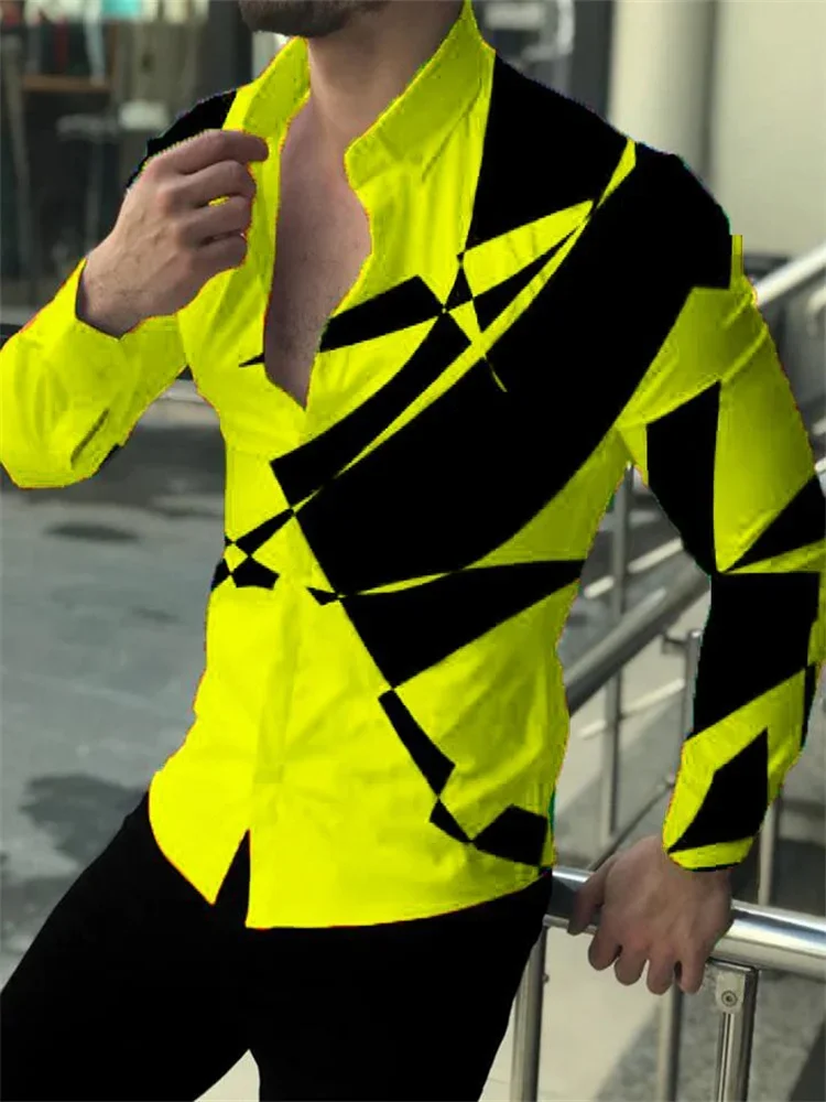 Модная Простая мужская рубашка в полоску с молнией костюм воротником-стойкой