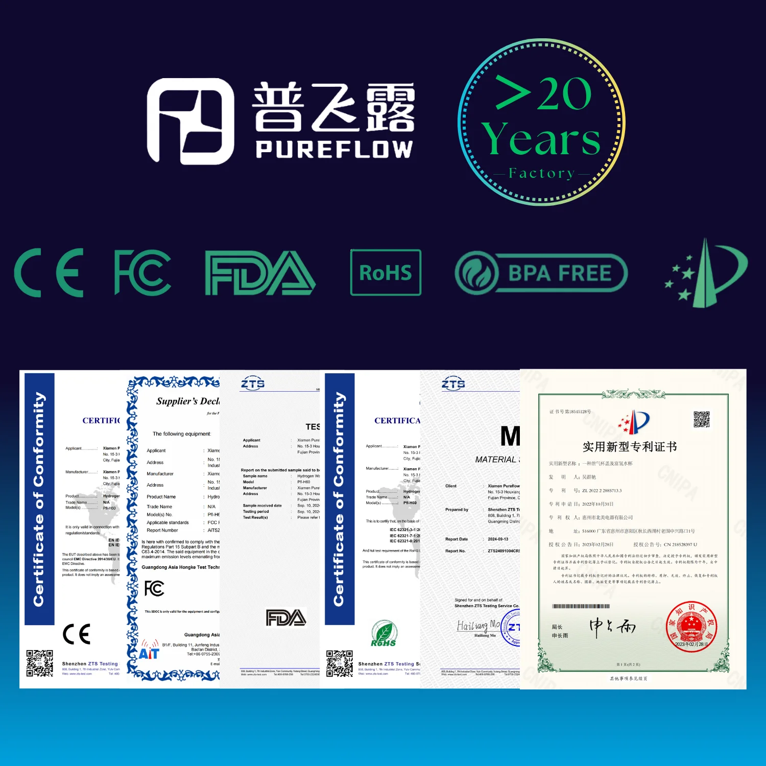 Фото Хит продаж: Бутылка для воды с высоким содержанием водорода PHYFLOW 208 мл, 6 PPM, с LED-дисплеем, USB, технология SPE/PEM, генератор для дома №5