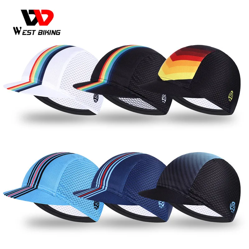 Summer Cycling Caps Ice Silk Anti-UV Hat Outdoor Sports Cap 