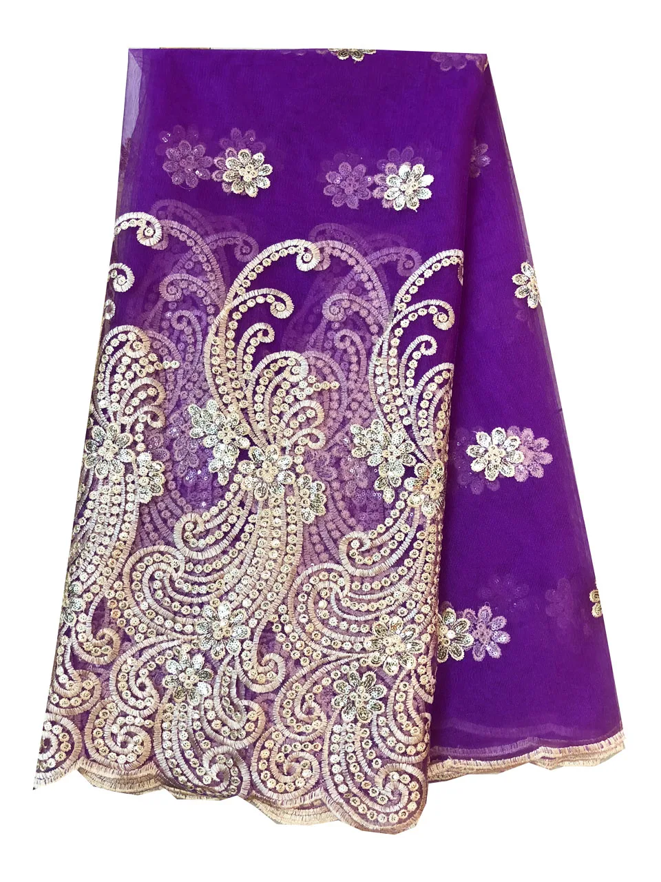 2022 новейшая Золотая французская нигерийская кружевная ткань высококачественный