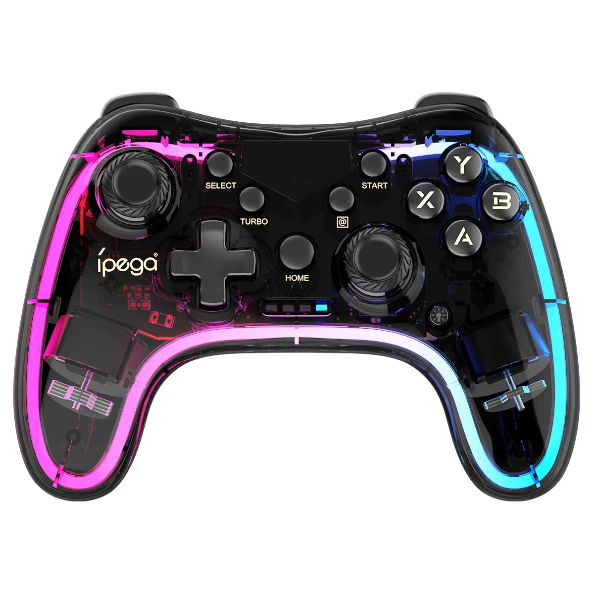 

IPEGA PG-9228 Bluetooth Game Controller RGB Colorful Transparency Gamepad for IOS/Android/PC/NS Host/P4/P3 Host Game Accessories