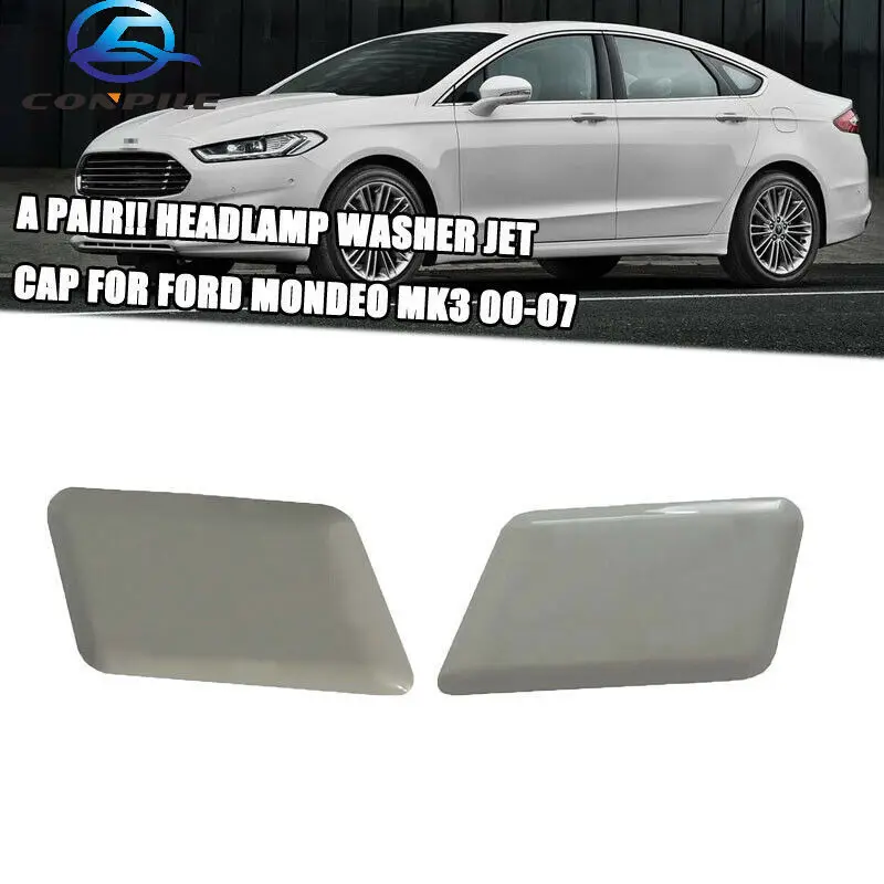 

1cps For Ford MONDEO 00-07 MK3 Front Bumper Headlamp Water Spray Nozzle Plug Cover