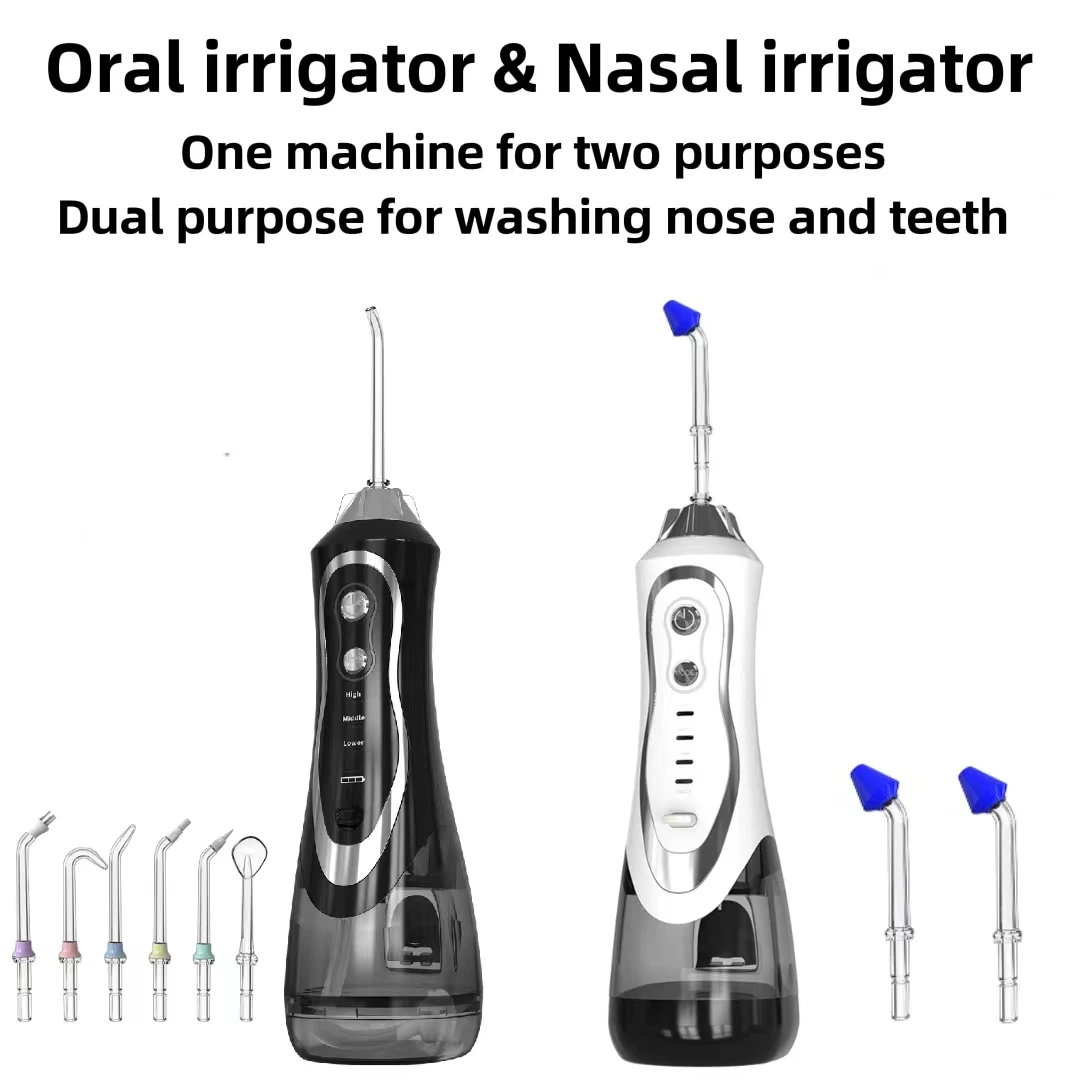 Portable Rechargeable Travel Dental Air Electric Flosser Mini Handheld Cordless Power Oral Water Irrigator Teeth Cleaner enlarge