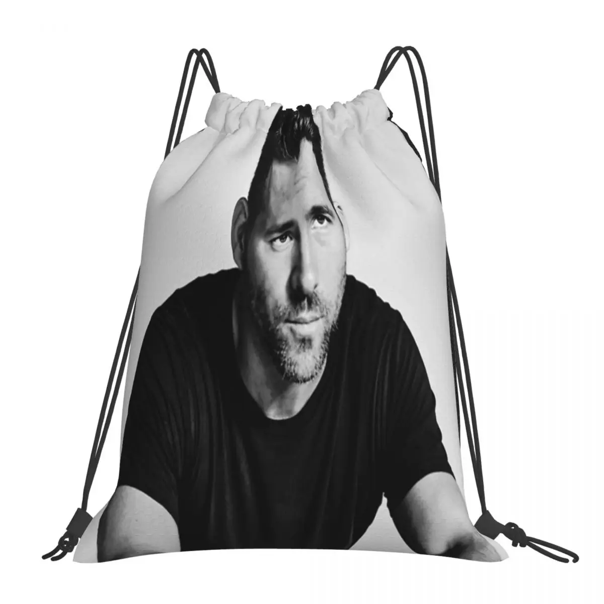 

Ryan Reynolds 2 Drawstring Bags Backpacks Bag Woman Custom Bag Women's Bags Custom Bag Name