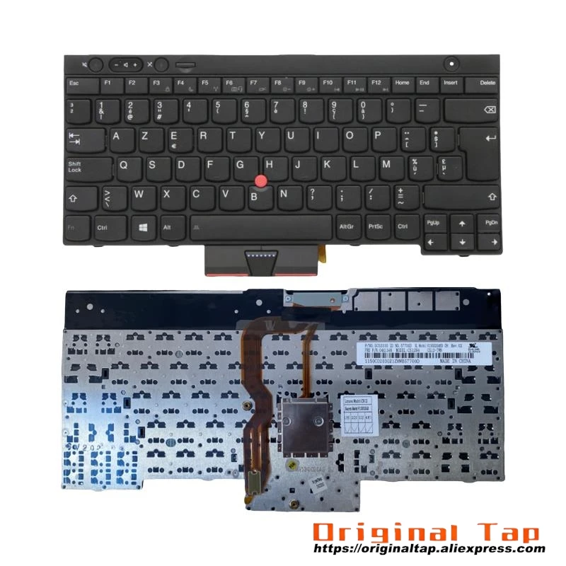 Бельгийская клавиатура BE для Lenovo Thinkpad L430 L530 T430 T430s T530 W530 X230 X230t 04X1207 04Y0496 04Y0608 04X1321
