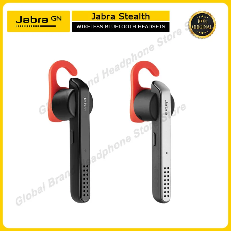 

Original Jabra Stealth Bluetooth Wireless Headphones Business Hands Free headset HD Stereo Voice headphone Music Mic earpiece