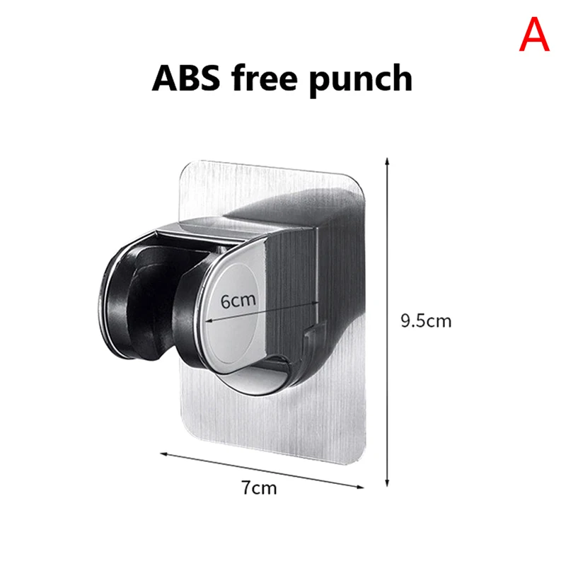 

Самоклеящийся держатель для душевой лейки, регулируемый без отверстий, подставка для биде и душевой лейки для ванной комнаты, настенные кух...