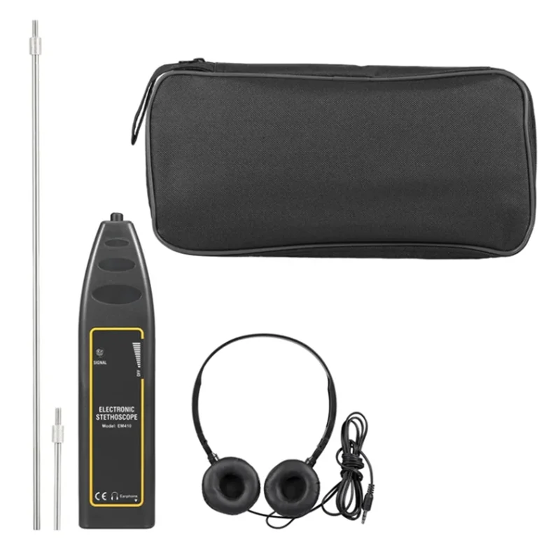 

Электронный стетоскоп с ведущим краем автомобиля, звуковое диагностическое оборудование, инструмент для ремонта двигателя, автомобильный шум, электронный стетоскоп